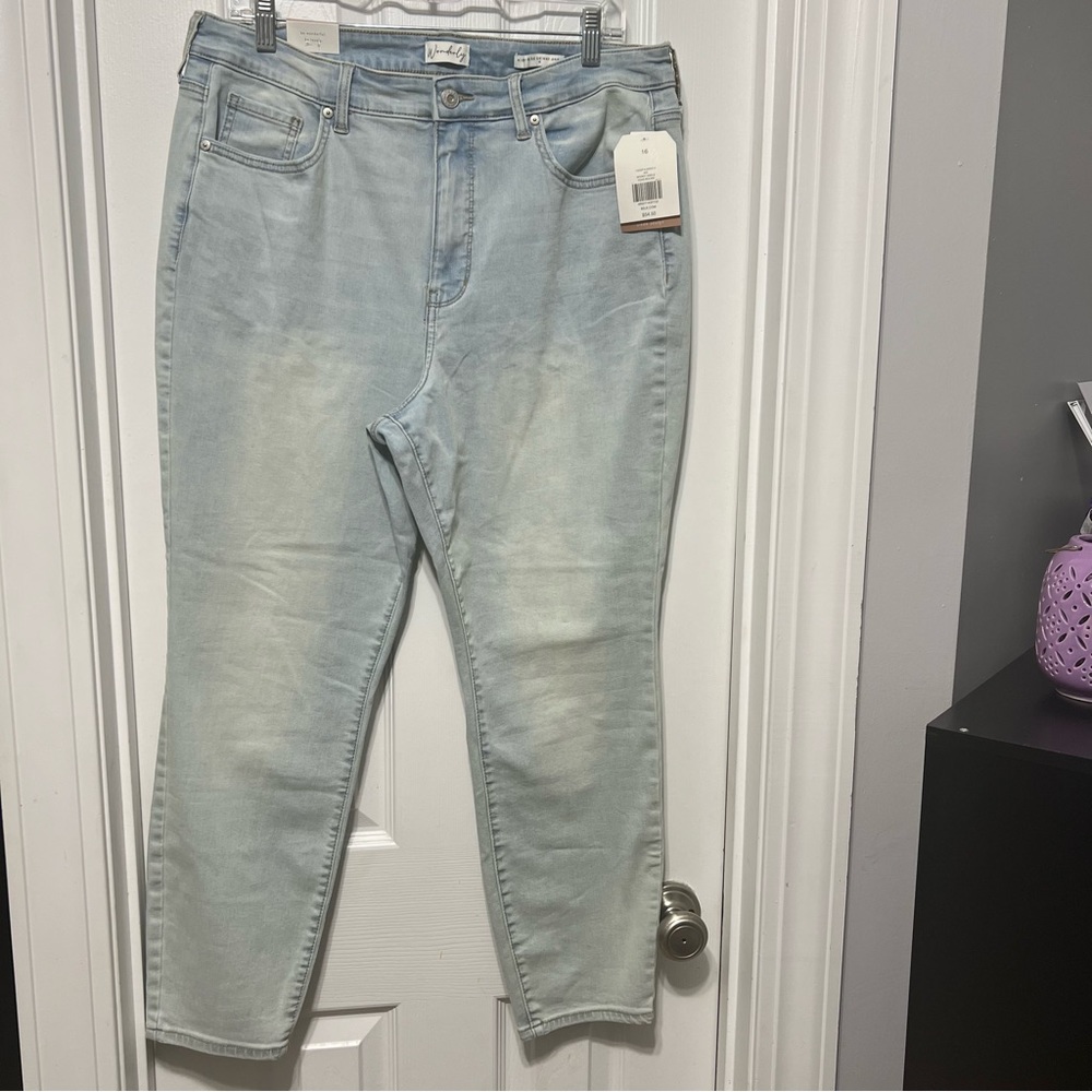 Wonderly High Rise Skinny Ankle Jeans